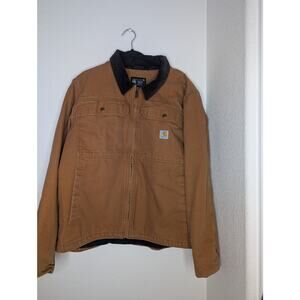 Carhartt Loose Fit Barn Chore Jacket Workwear Classic Sz L